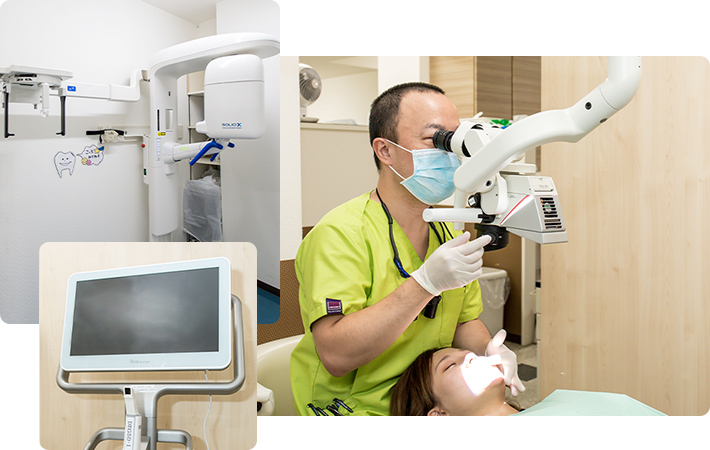 最新機器・設備を導入し最先端の歯科医療をご提供いたします